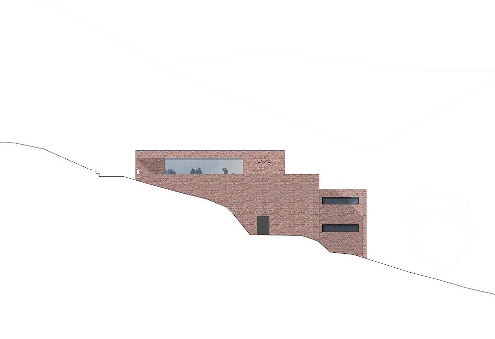 Schulheim Sommerau, RümlingenNordwest Fassade