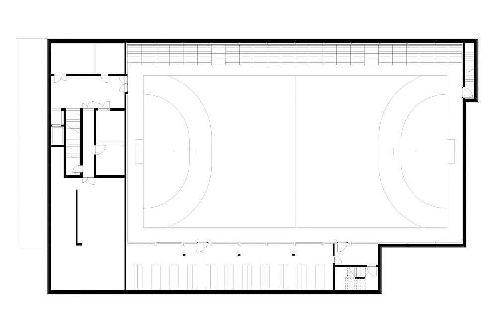 Sporthalle MagdenUntergeschoss