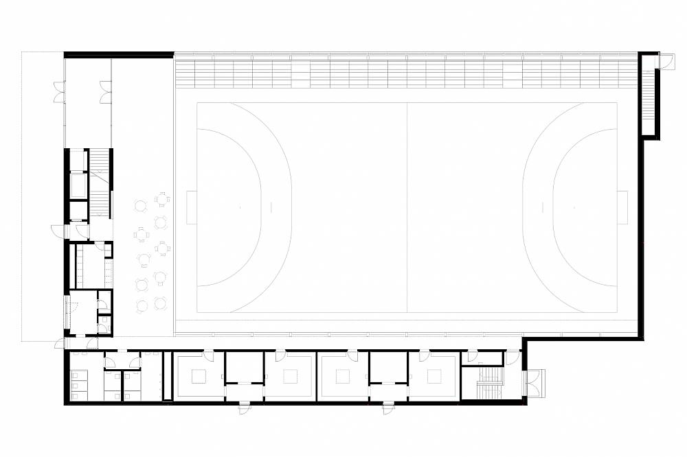 Sporthalle MagdenErdgeschoss