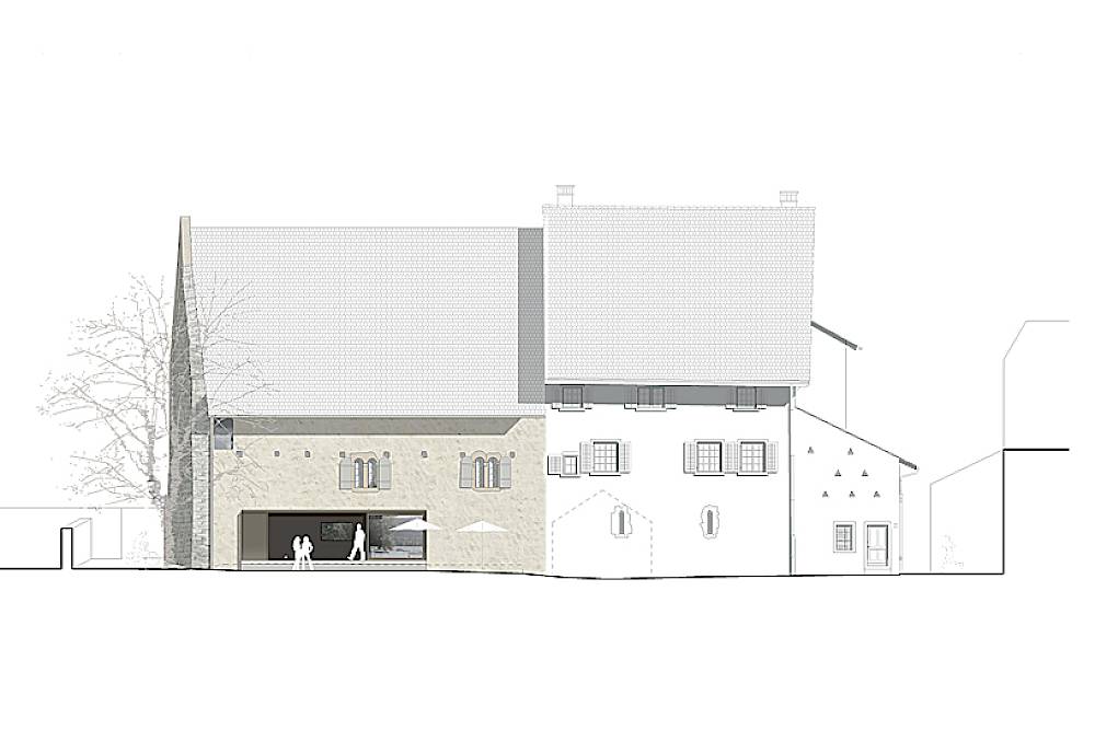 Landenberghaus, GreifenseeSüdwestfassade