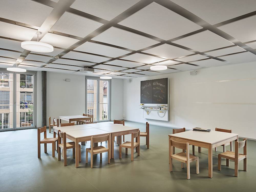 GTBS Kirchenfeld-SchlosshaldeKlassenzimmer OG zwischen den Höfen