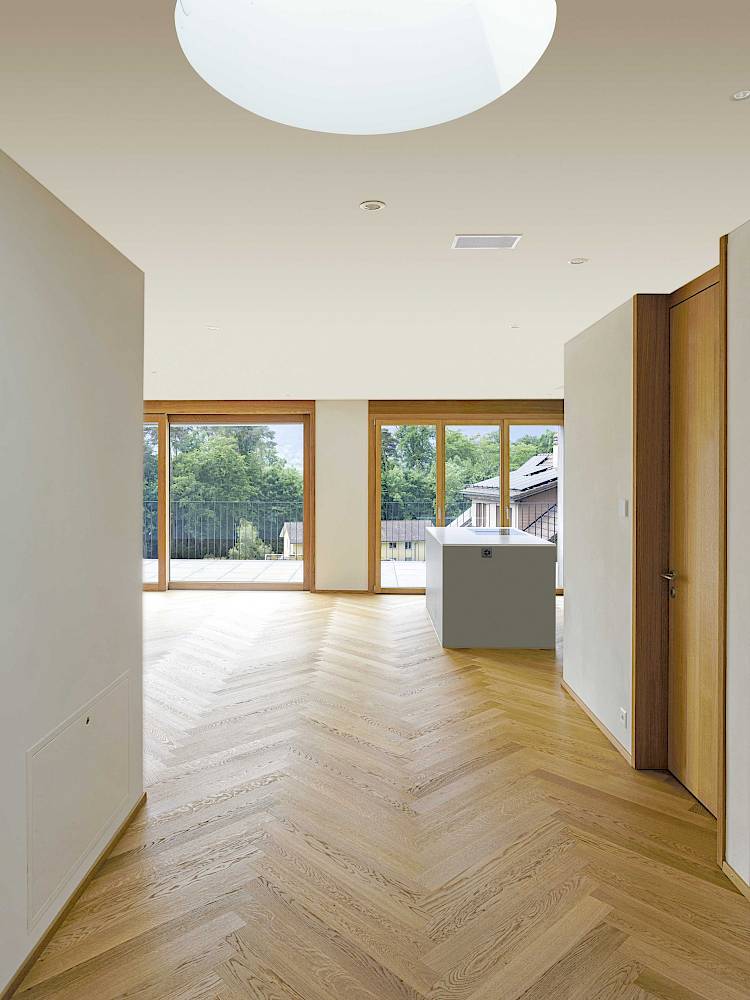 Mehrfamilienhaus, HünibachAttikawohnung mit Oblicht